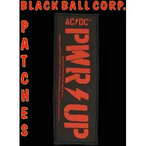 AC/DC - Power Up - Super Strip Woven Patch 6" x 2"