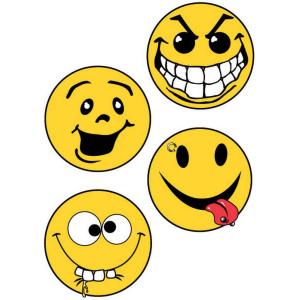 Smiley Face Variety - Large Sticker Image