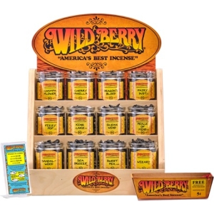 Test Wildberry Incense Cones Display