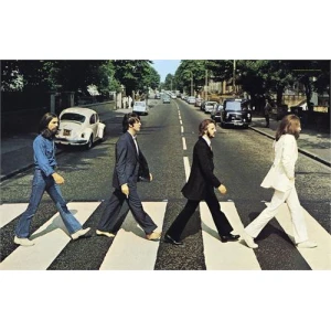 Beatles - Abbey Road Textile/Fabric Poster - 41" x 28"