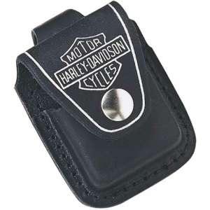 Harley-Davidson Lighter Pouch W/ Loop - Black - Hdpbk