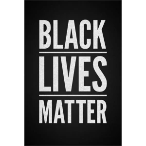 Black Lives Matter Mini Poster - 12" x 18"