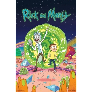 Rick And Morty - Cover Poster - 23" x 35"
