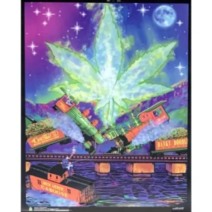 Trainwreck Mini Non-Flocked Black Light Poster - 16" x 20"