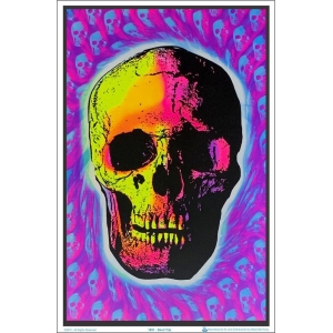 Skull Trip Black Light Poster - 23" x 35"