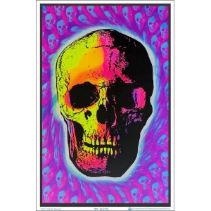 Skull Trip Black Light Poster - 23" x 35"