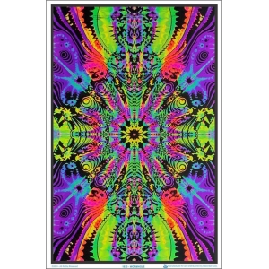 Wormhole Black Light Poster Image