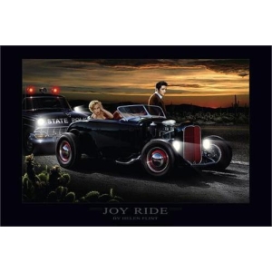 Joy Ride - Elvis & Marilyn Monroe - by Helen Flint Poster- 36" x 24"