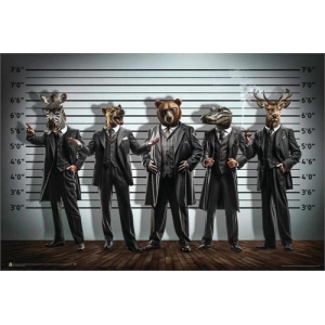 Unusual Suspects by Daveed Benito Poster - 36" x 24"