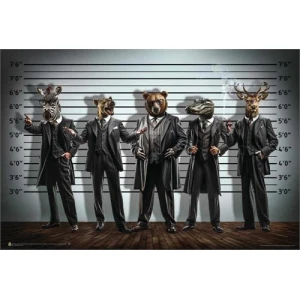 Unusual Suspects by Daveed Benito Poster - 36" x 24"