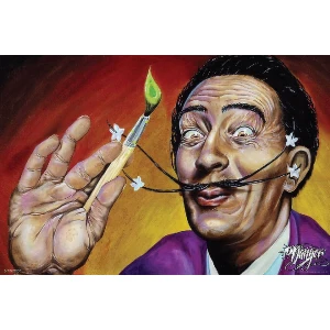 Dali by James Danger Harvey Poster - 36" x 24"