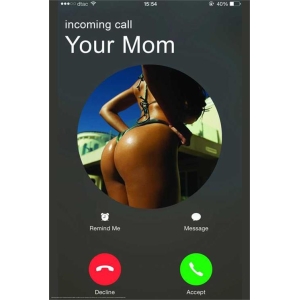 Your Mom is Calling by Daveed Benito Poster - 24" x 36"