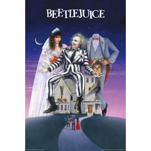 Beetlejuice Movie Art Poster - 24" x 36"