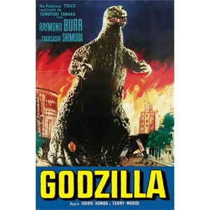 Godzilla Fire Movie Poster 24in x 36in