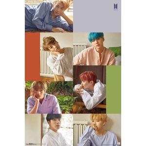BTS (Bangtan Boys) - Group Poster - 22.375'' x 34''
