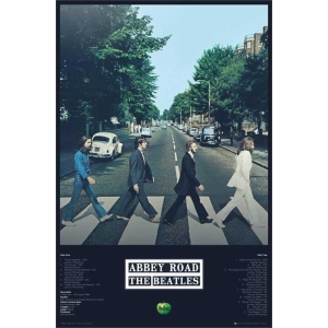 The Beatles - Abbey Road Tracks Poster - 24" x 36"