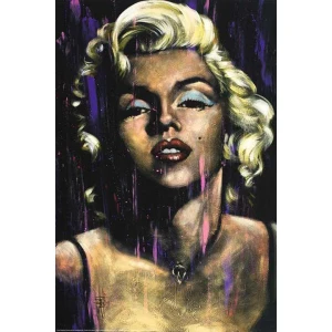 Marilyn Monroe Candle in the Wind by Stephen Fishwick Poster 24" x 36"