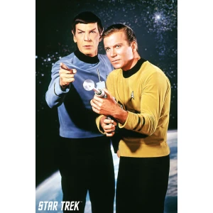 Star Trek - Spock and Kirk Poster - 24" x 36"