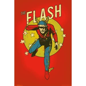 The Flash- Vintage Poster - 22.375" x 34"