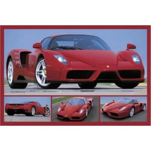 Tribute to Enzo Ferrari Poster - 36" x 24"
