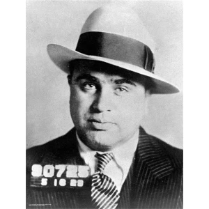 Al Capone Mug Shot Poster - 24" x 32"