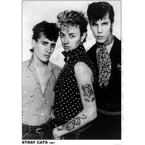 The Stray Cats Poster - 23.5" x 33"