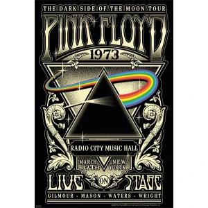 Pink Floyd Radio City Music Hall 1973 Poster - 24" x 36"