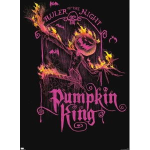 Disney Tim Burton's The Nightmare Before Christmas - Ruler Neon Poster - 22.375" x 34"