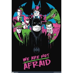 DC Comics Batman - Afraid Neon Poster - 22.375" x 34"
