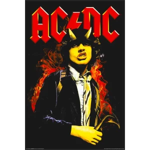 AC/DC Angus - Non-Flocked Blacklight Poster 24" x 36"