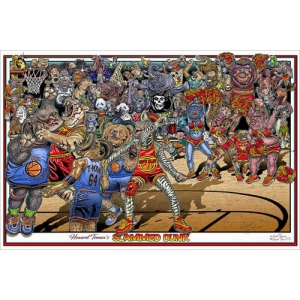 Slam Dunk by Howard Teman Poster - 36" 24"