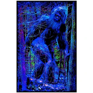 Bigfoot - Non-Flocked Blacklight Poster 24" x 36"