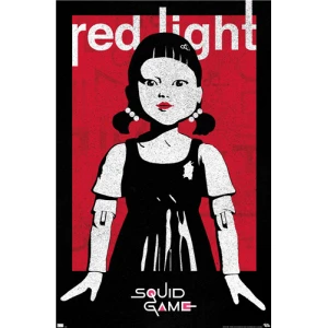 Netflix Squid Game - Red Light Poster - 22.375" x 34"