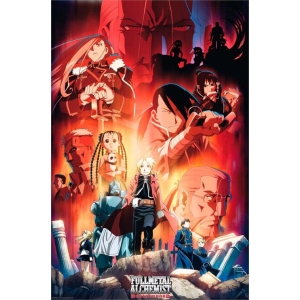 Fullmetal Alchemist: Brotherhood - Key Art 5 - Anime Poster 24 x 36 in.