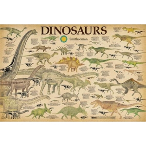 Smithsonian - Dinosaurs Poster 36" x 24"