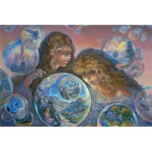 Bubble World by Jo Wall Poster 36" x 24"
