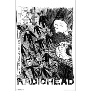 Radiohead - Scribble Poster - 22.375'' x 34''