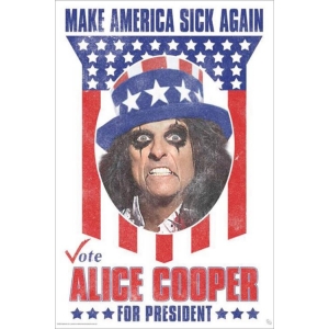 Alice Cooper for President Poster 24" x 36"