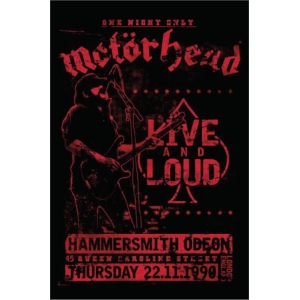 Motorhead Live and Loud Poster 24" x 36"