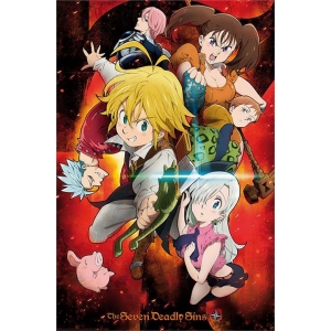 The Seven Deadly Sins - Group - Anime Poster 24 x 36 in.