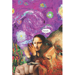 Starry Night High by Abberant Art Poster - 24" x 36"
