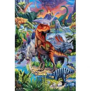 Dinosaurs By Jenny Newland Poster - 24" x 36"