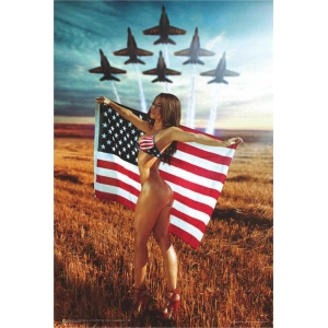 All American Girl by Daveed Benito Poster - 24" x 36"