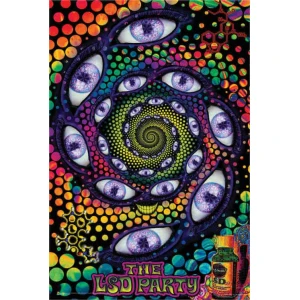 LSD Party by Space Tribe Poster - 24" x 36"