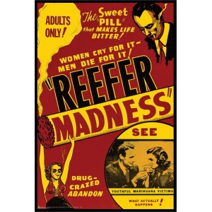 Reefer Madness Vintage Movie Poster 24" x 36"