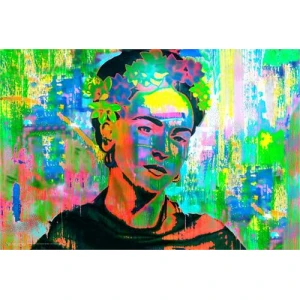 Frida Kahlo - Psychedelic Poster 36" x 24"