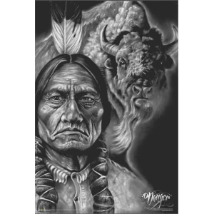 Sitting Bull by James Danger Harvey Poster 24" x 36"