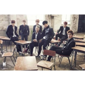 BTS - Skool Luv Affair Classroom Poster - 36" x 24"