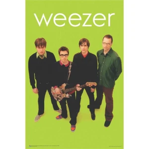 Weezer Green Poster - 24" x 36"