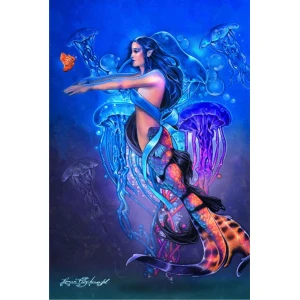 Swimming Lesson by Renee Biertempfel Poster - 24" x 36"